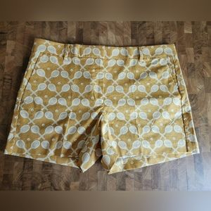 Ann Taylor City Short , tennis racket print size 12
